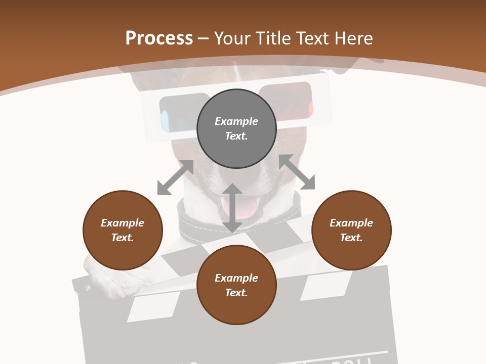 Glasses Pet Producer PowerPoint Template