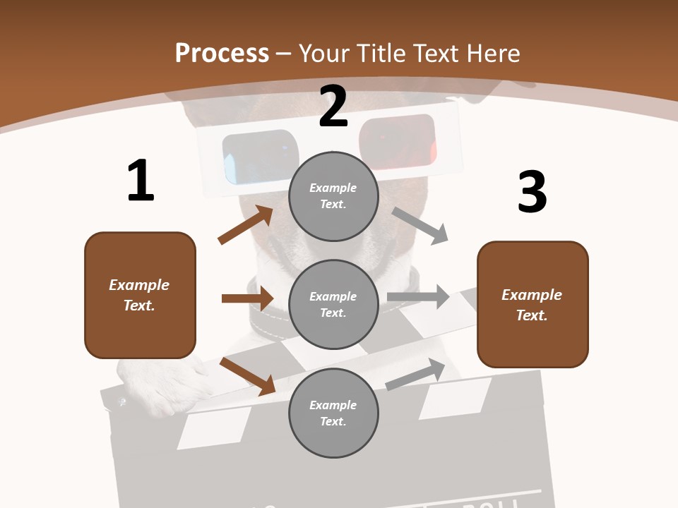 Glasses Pet Producer PowerPoint Template