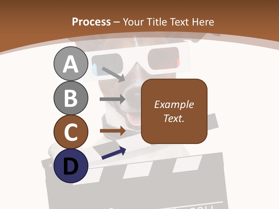 Glasses Pet Producer PowerPoint Template