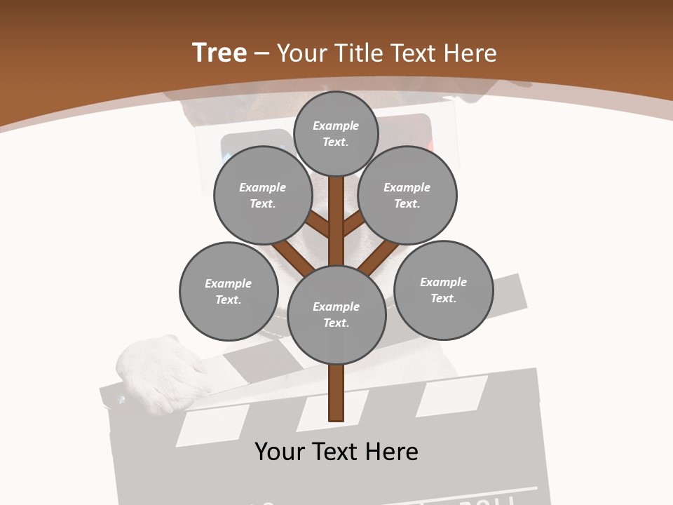 Glasses Pet Producer PowerPoint Template