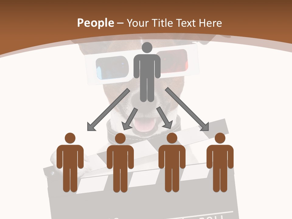 Glasses Pet Producer PowerPoint Template