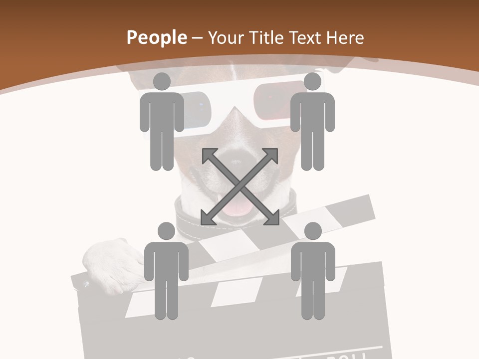 Glasses Pet Producer PowerPoint Template