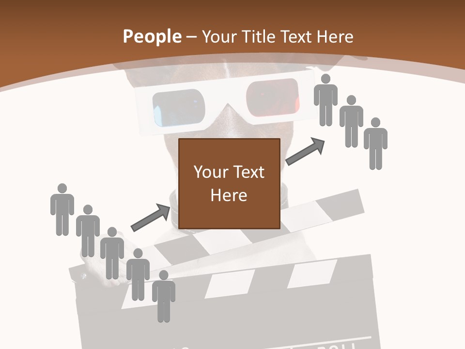 Glasses Pet Producer PowerPoint Template