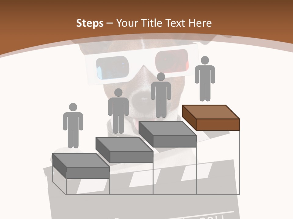 Glasses Pet Producer PowerPoint Template