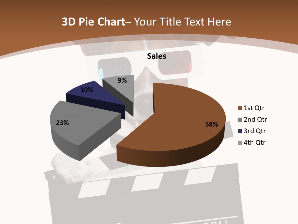 Glasses Pet Producer PowerPoint Template