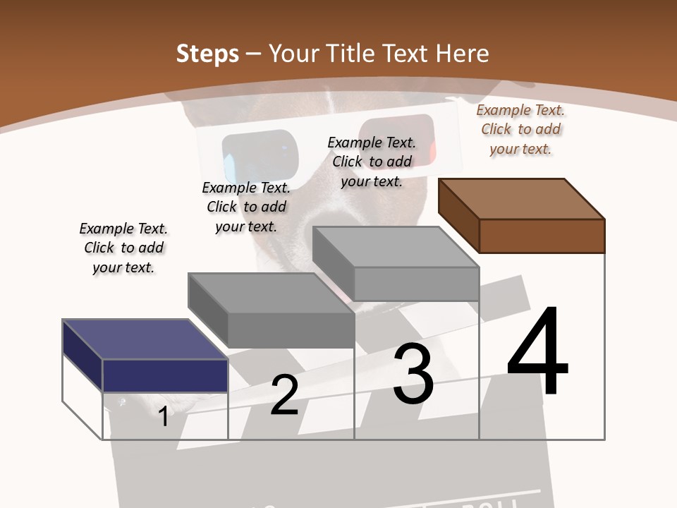 Glasses Pet Producer PowerPoint Template