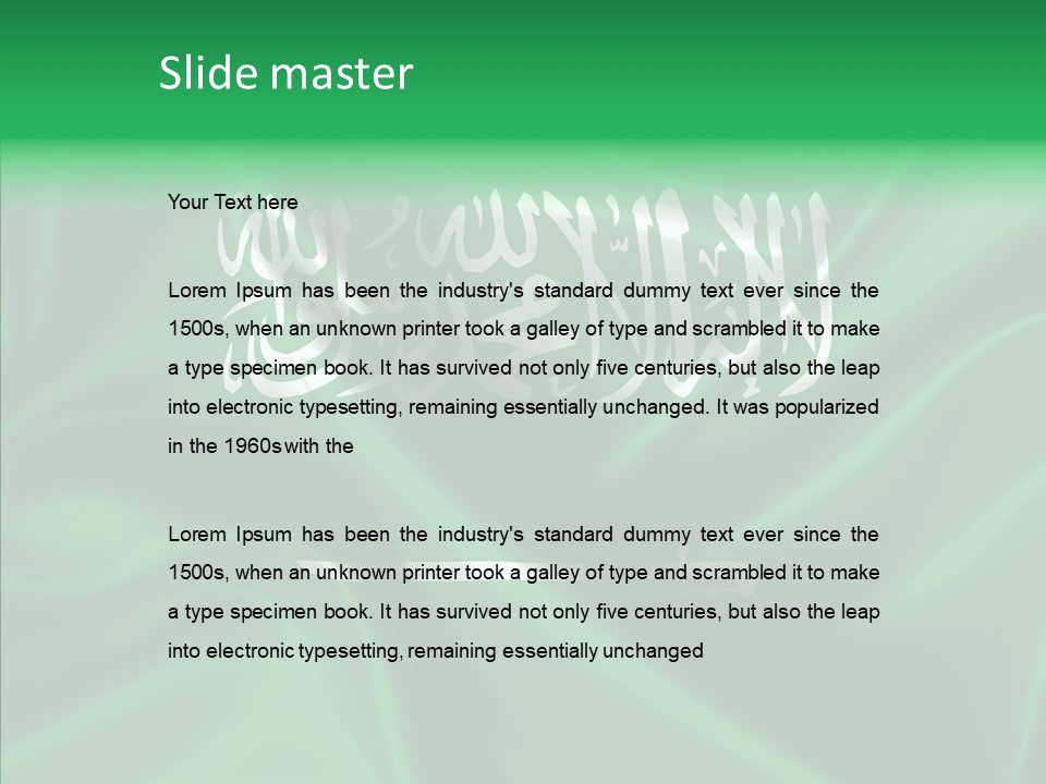 Wallpaper Art Patriotic PowerPoint Template