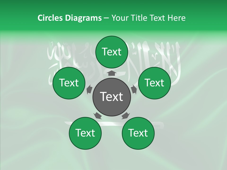 Wallpaper Art Patriotic PowerPoint Template