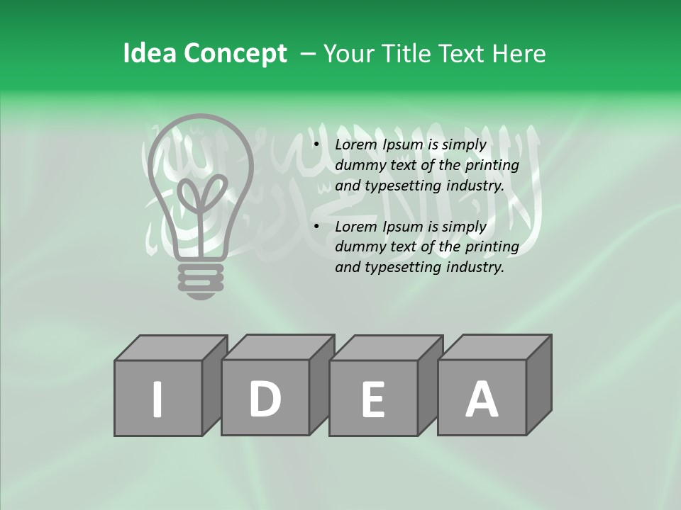 Wallpaper Art Patriotic PowerPoint Template