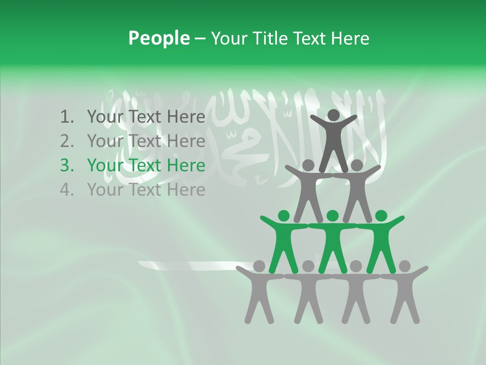 Wallpaper Art Patriotic PowerPoint Template