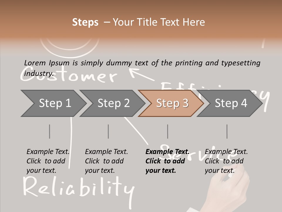 Cause Satisfaction Strategy PowerPoint Template