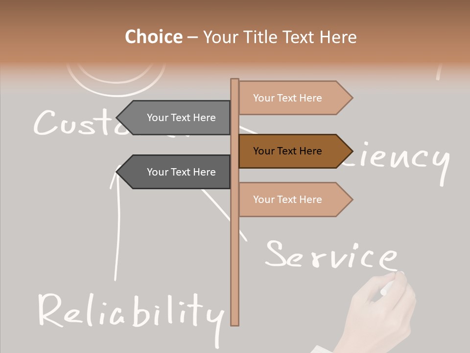 Cause Satisfaction Strategy PowerPoint Template
