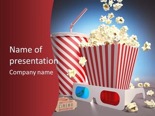 Drink Beverage Corn PowerPoint Template