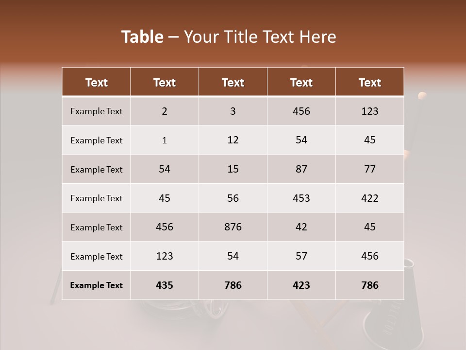 Clapperboard Filmstrip Cinema PowerPoint Template