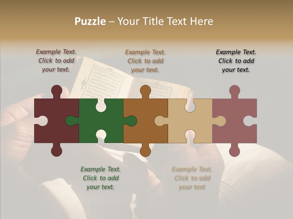 Room Ages Reading Book PowerPoint Template