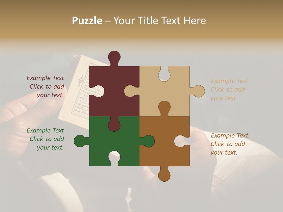 Room Ages Reading Book PowerPoint Template