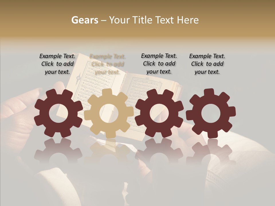 Room Ages Reading Book PowerPoint Template