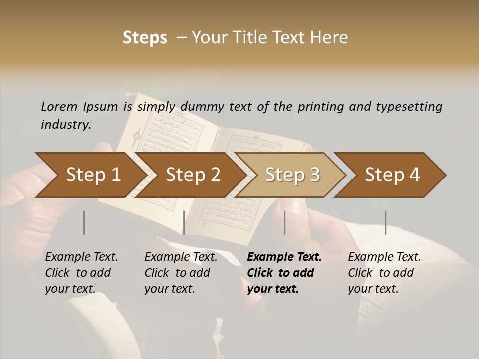 Room Ages Reading Book PowerPoint Template