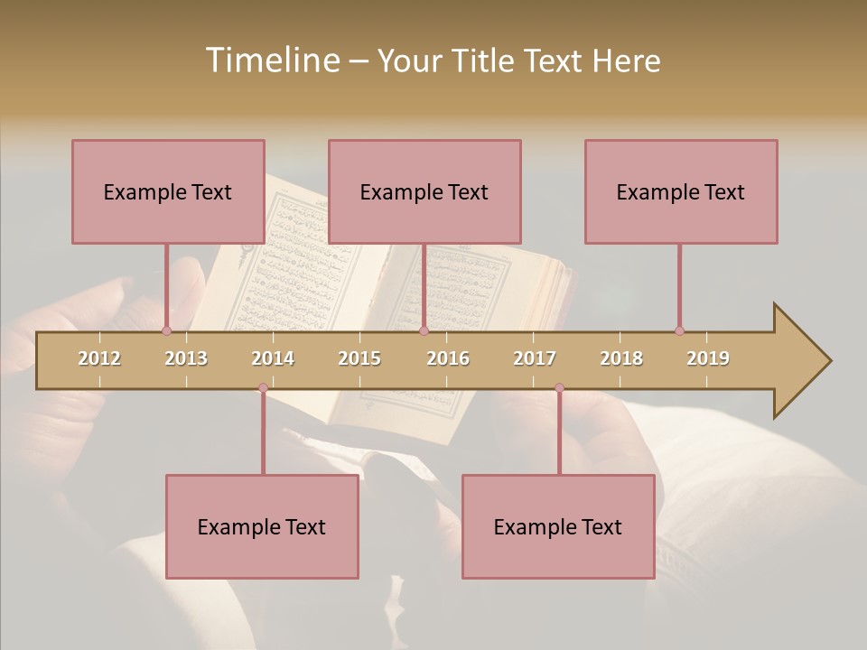 Room Ages Reading Book PowerPoint Template