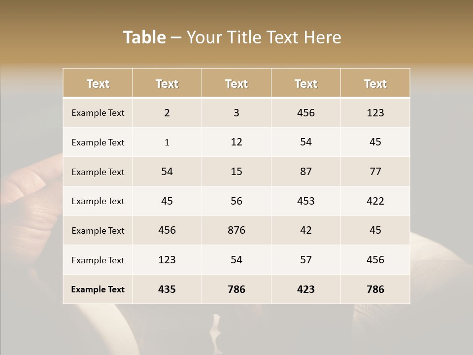 Room Ages Reading Book PowerPoint Template