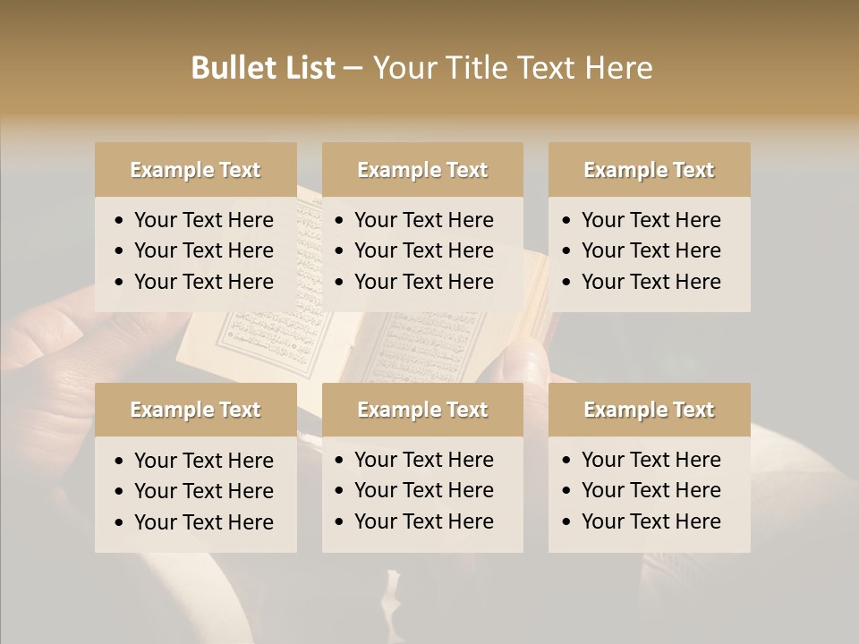 Room Ages Reading Book PowerPoint Template