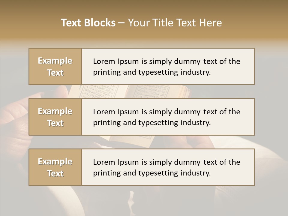 Room Ages Reading Book PowerPoint Template