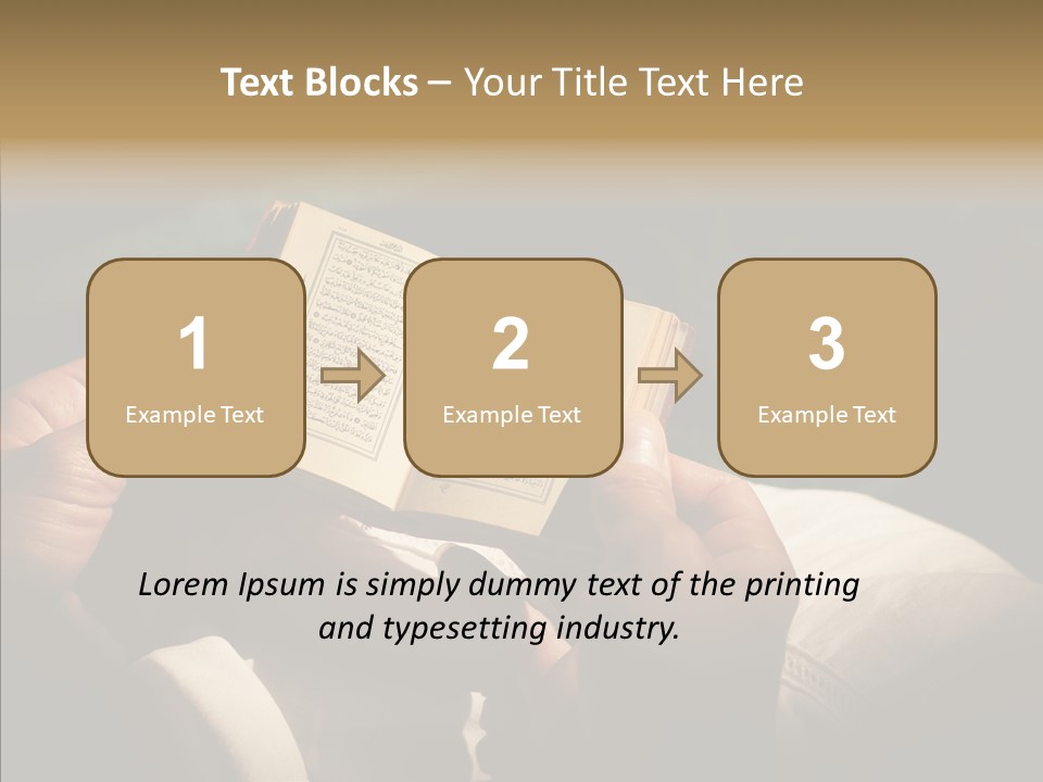 Room Ages Reading Book PowerPoint Template