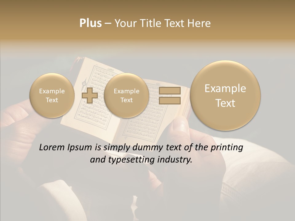 Room Ages Reading Book PowerPoint Template