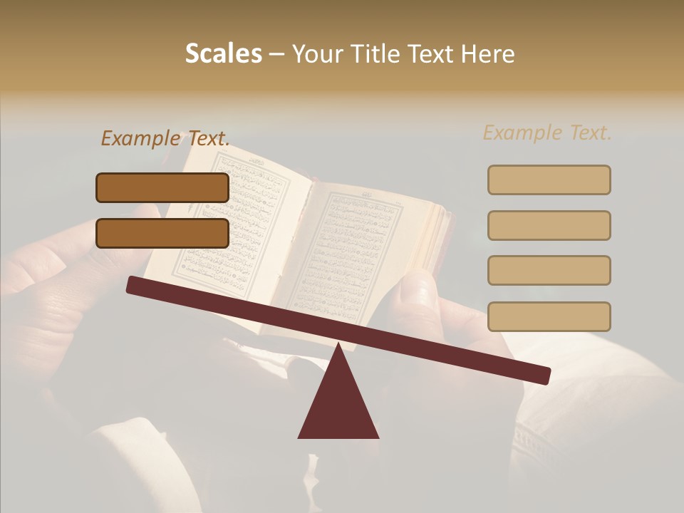 Room Ages Reading Book PowerPoint Template