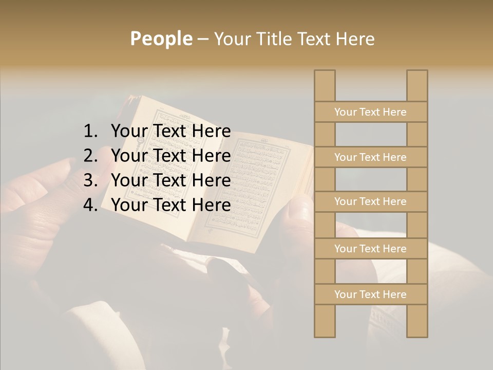 Room Ages Reading Book PowerPoint Template