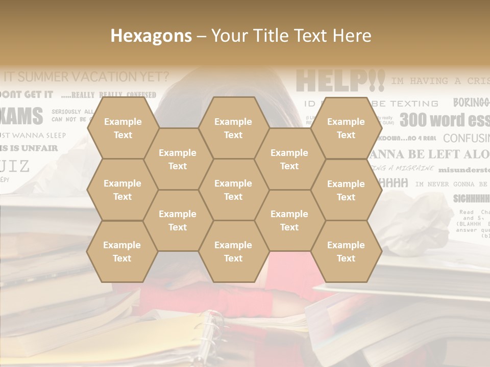 Pupil Learn Tired PowerPoint Template