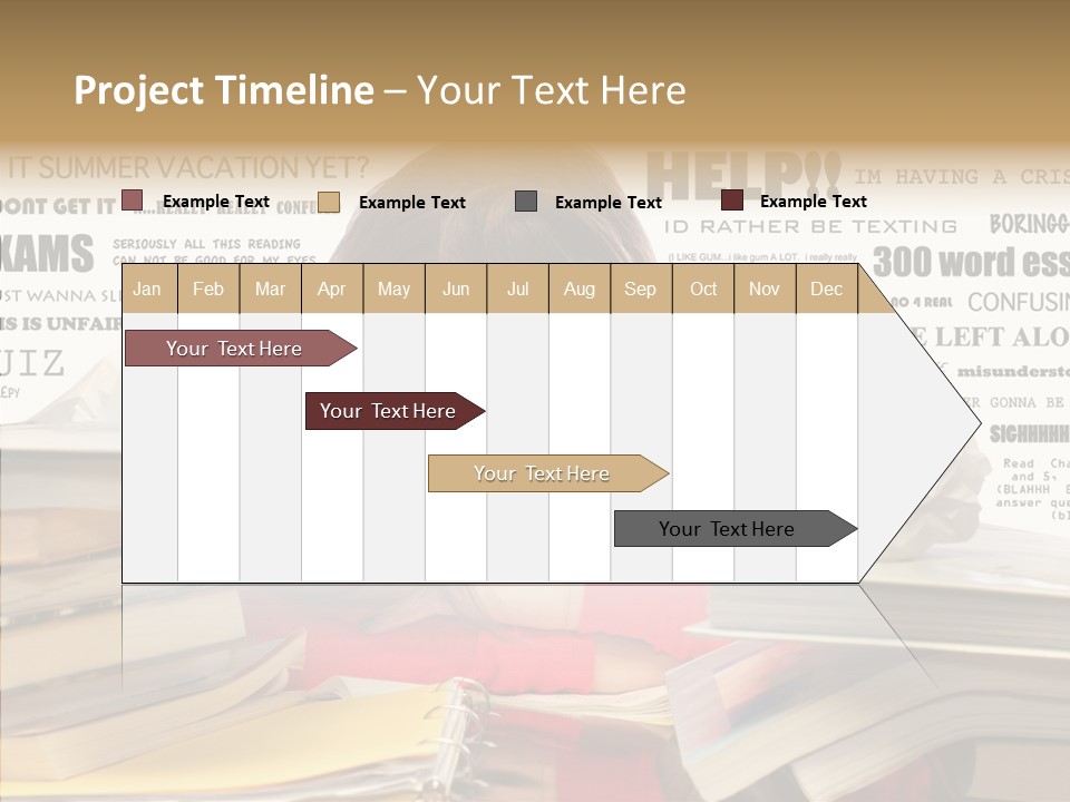 Pupil Learn Tired PowerPoint Template