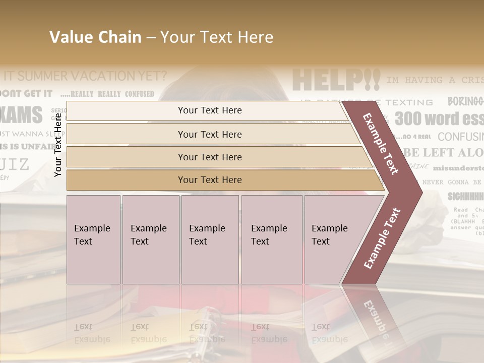 Pupil Learn Tired PowerPoint Template