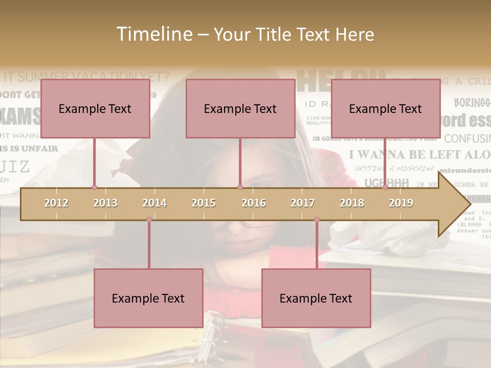 Pupil Learn Tired PowerPoint Template