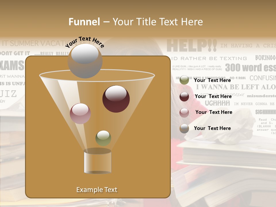 Pupil Learn Tired PowerPoint Template