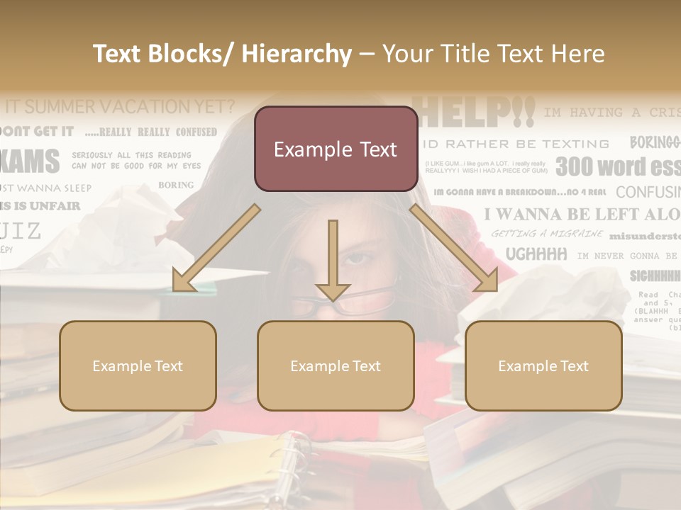 Pupil Learn Tired PowerPoint Template