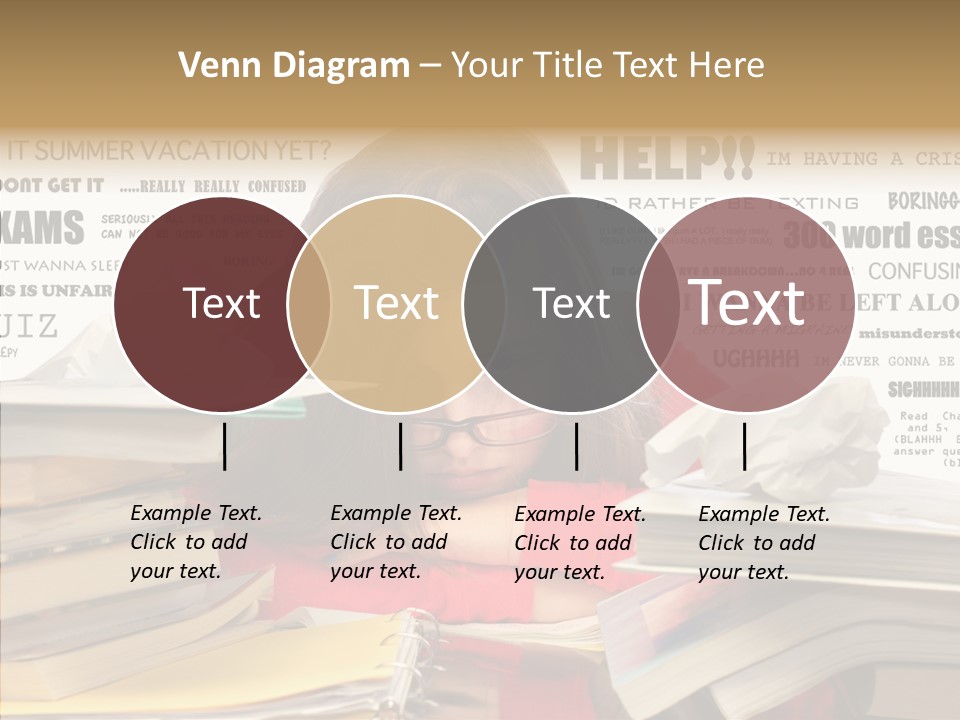 Pupil Learn Tired PowerPoint Template