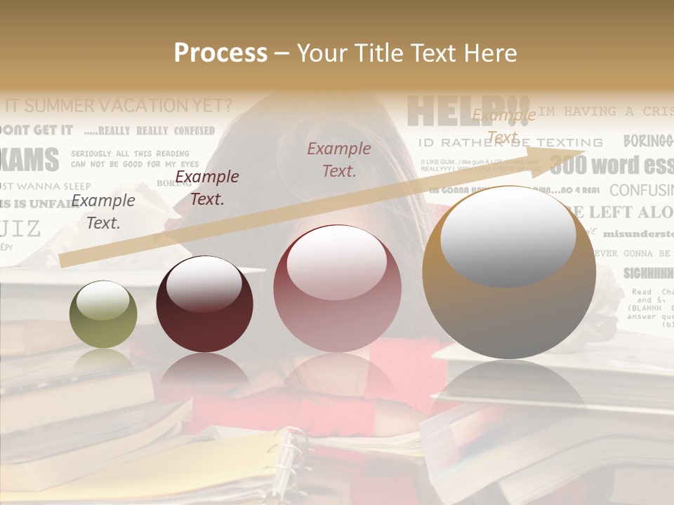 Pupil Learn Tired PowerPoint Template