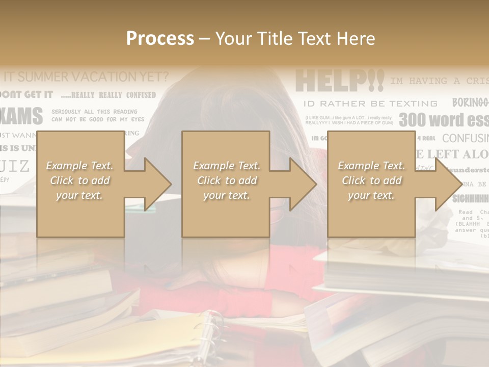 Pupil Learn Tired PowerPoint Template