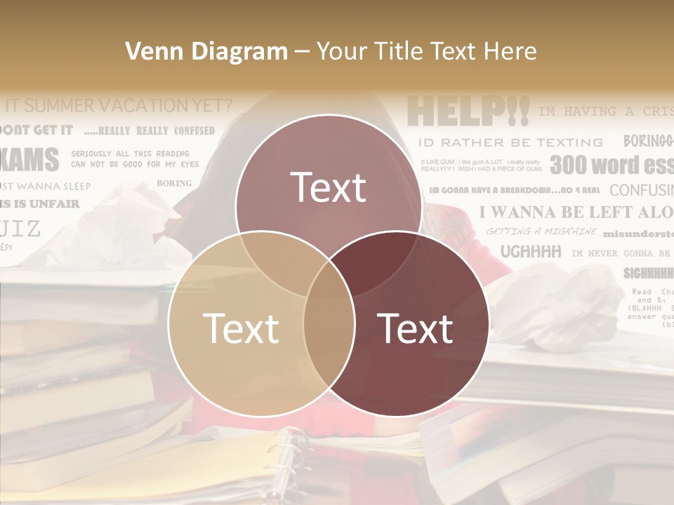 Pupil Learn Tired PowerPoint Template