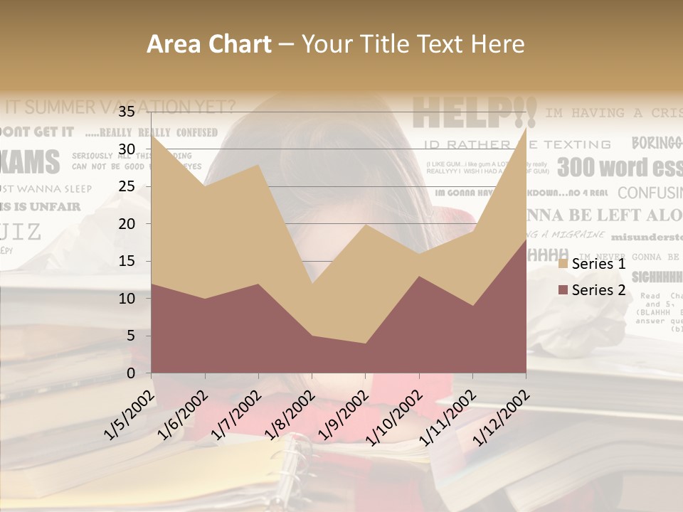 Pupil Learn Tired PowerPoint Template