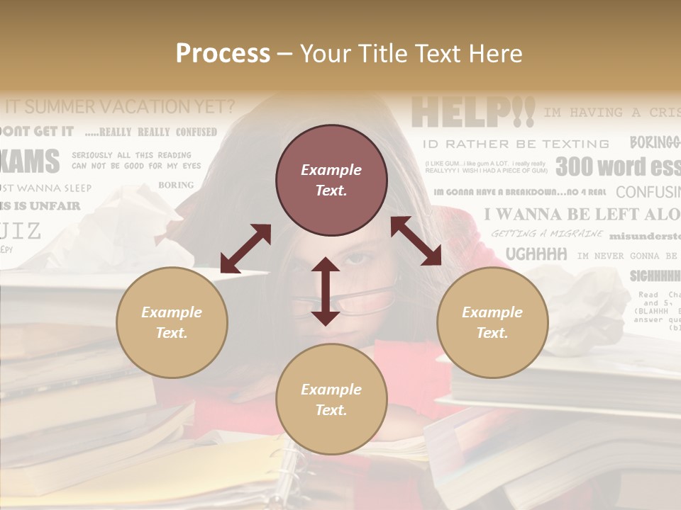 Pupil Learn Tired PowerPoint Template