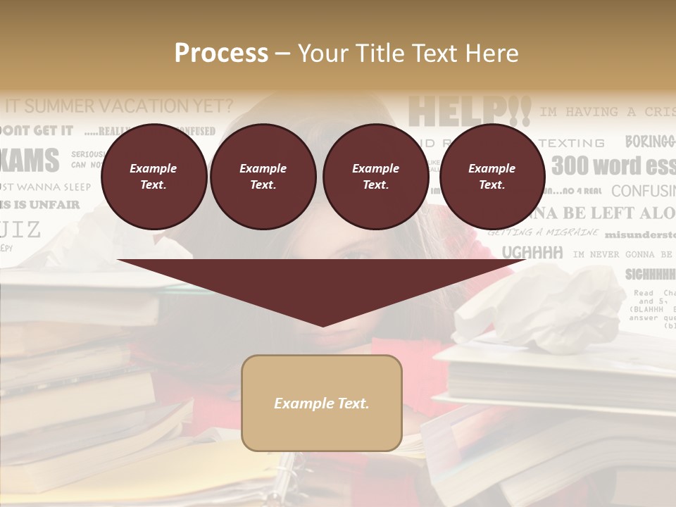 Pupil Learn Tired PowerPoint Template