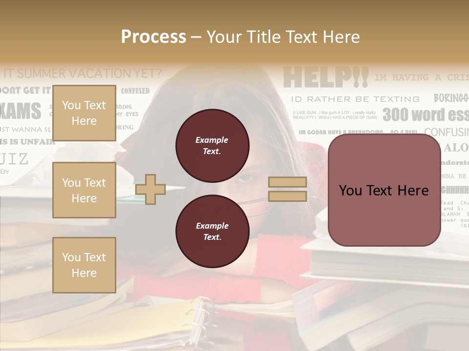 Pupil Learn Tired PowerPoint Template