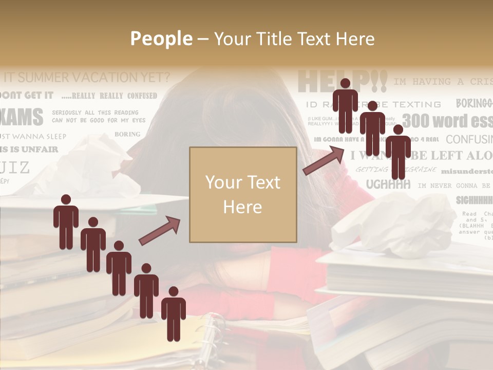 Pupil Learn Tired PowerPoint Template