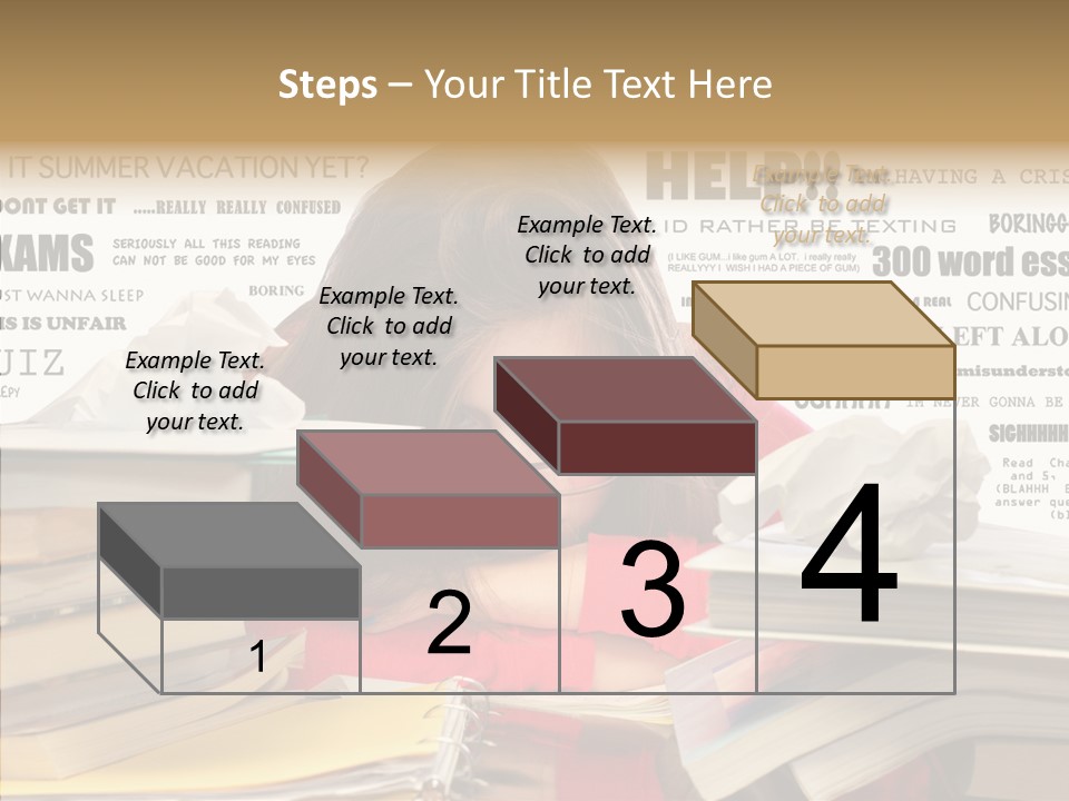 Pupil Learn Tired PowerPoint Template