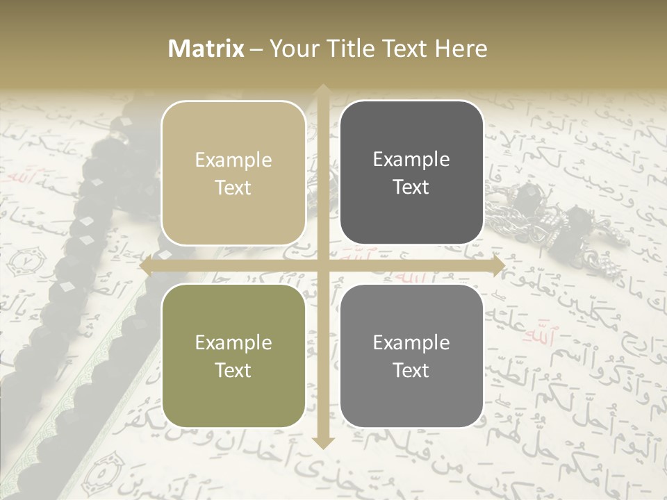 Arabic Light Ramadan PowerPoint Template