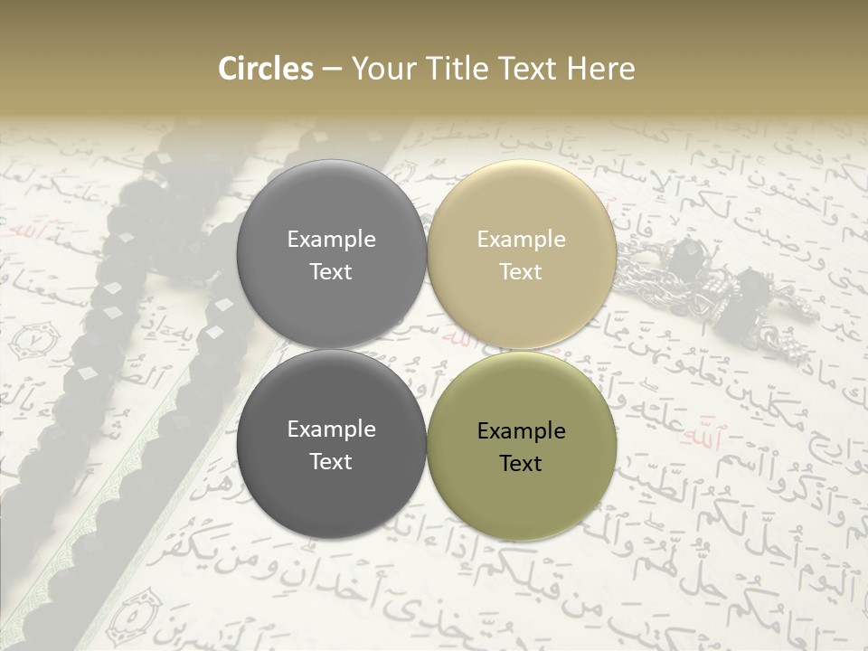 Arabic Light Ramadan PowerPoint Template