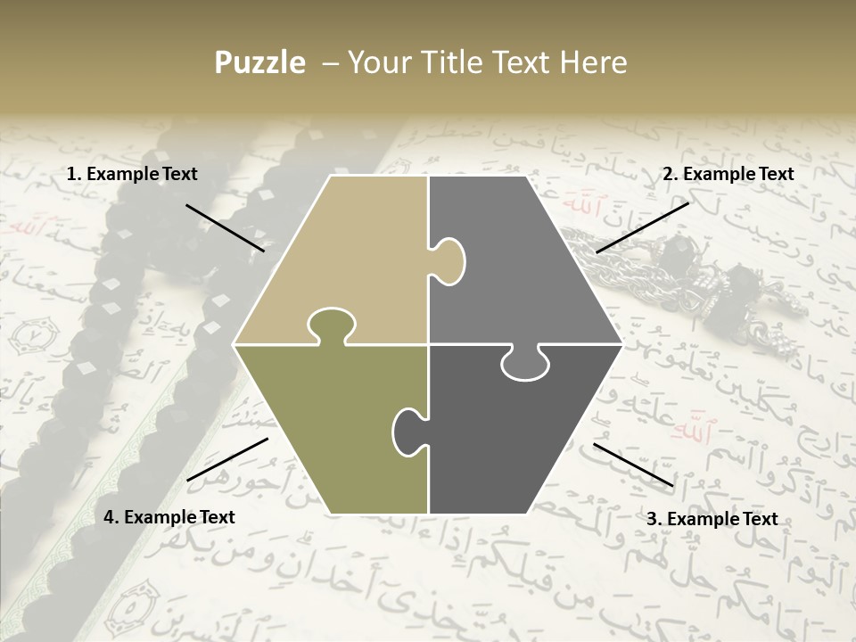 Arabic Light Ramadan PowerPoint Template