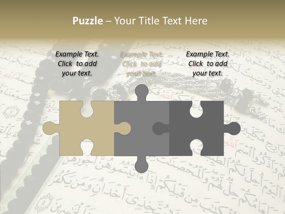 Arabic Light Ramadan PowerPoint Template